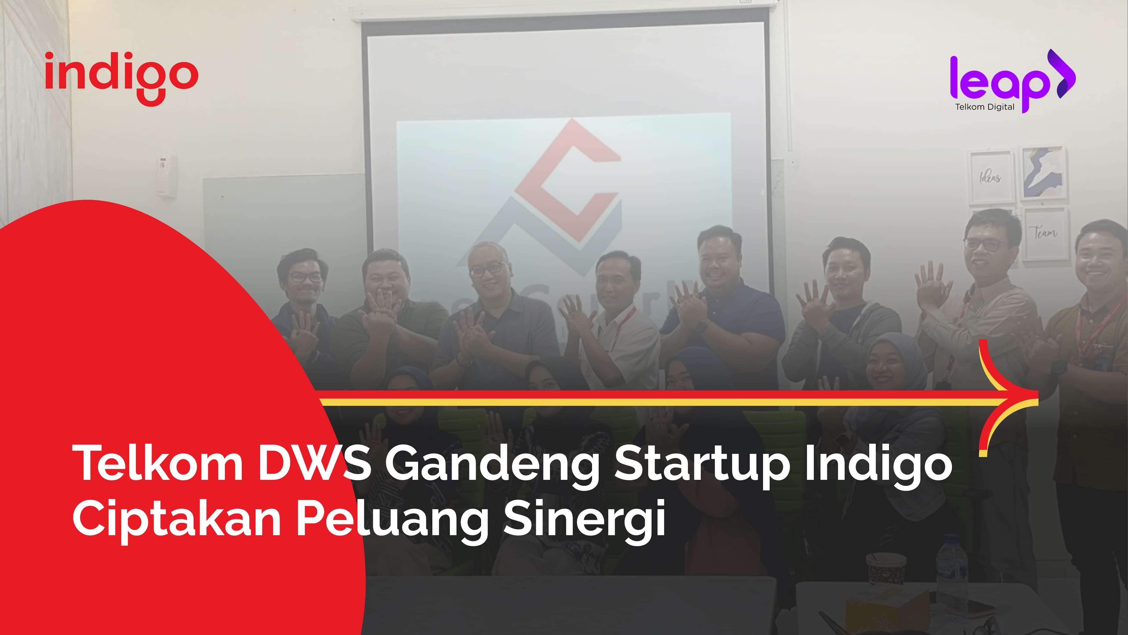 Telkom DWS Gandeng Startup Indigo Ciptakan Peluang Sinergi