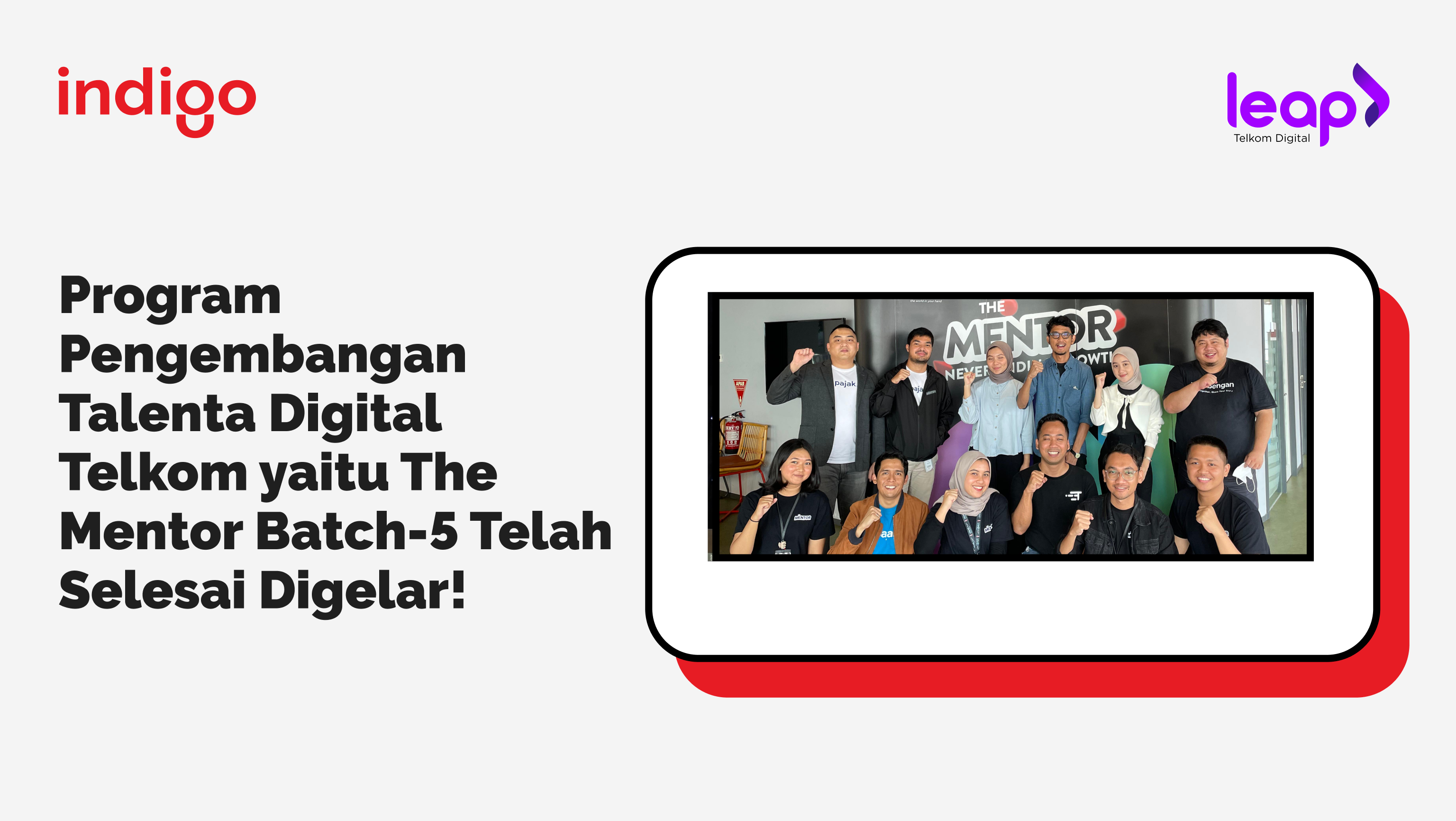 Program Pengembangan Talenta Digital Telkom yaitu The Mentor Batch-5 Telah Selesai Digelar! 